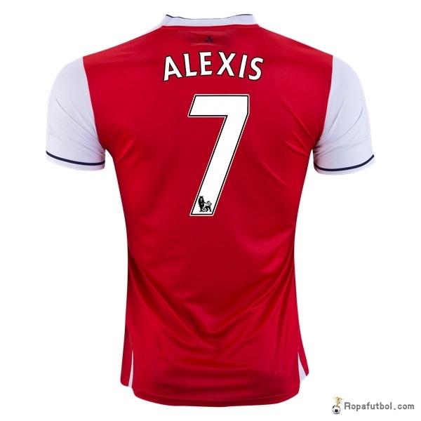Camiseta Arsenal Replica Primera Ropa Alexis 2016/17 Rojo